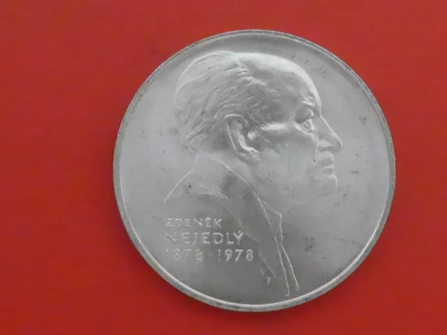 Tschechoslowakei, 50 Korun, 1978, Nejedly, Silber