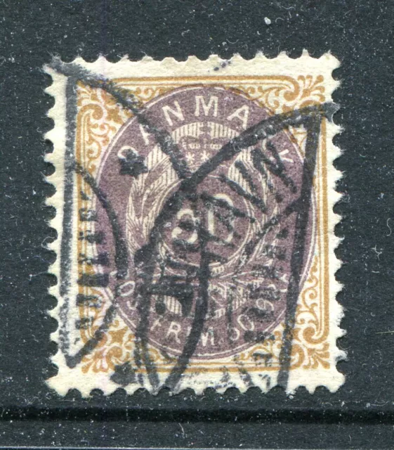 Denmark: Scott 51b F-VF used / AFA 30C G-MG (•)     PLATED
