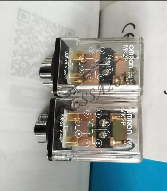 2PCS OMRON MK2P-24VDC Power Relay 8Pin NEW