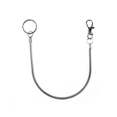 Portachiavi tascabile con chiusura a moschettone e 2 portachiavi Wisdompro® 