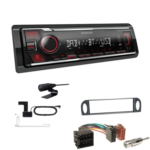 Façade Autoradio CARAV DIN Pour Citroën C5 2001-2004 | Compatible 1-DIN, Montage Facile
