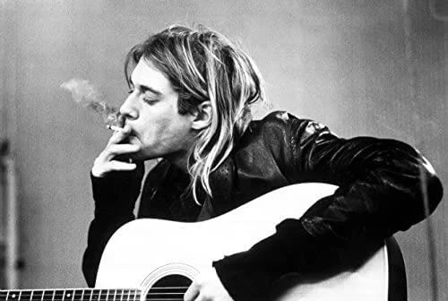 Kurt Cobain.Nirvana Musical Band Poster Print Kurt Cobain HD Printed Canvas Art