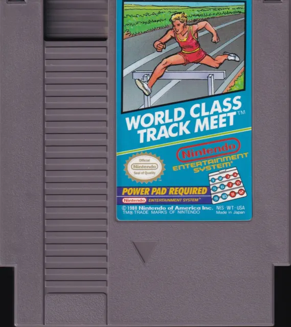 WORLD CLASS TRACK MEET (1988) nes nintendo entertainment system NTSC USA IMPORT