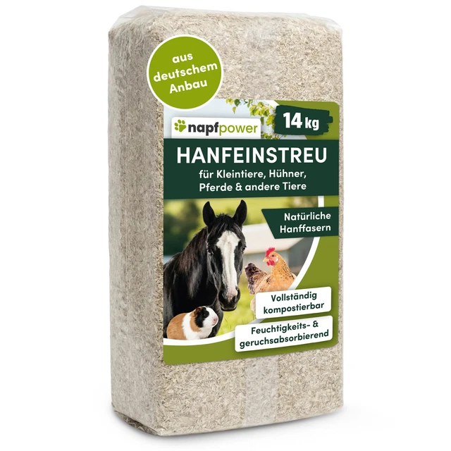 HRB Premium Einstreu fein Holzspan 20 Kg Horse, Hanf bzw. Leinenstroh Ersatz Einstreu hohes Volumen, extrem staubarm, sehr saugfähiges Streu, ideal auch als Kleintiereinstreu HRB Premium Einstreu fein Holzspan 20 Kg Horse, Hanf bzw. Leinenstroh Ersatz Einstreu hohes Volumen, extrem staubarm, sehr saugfähiges Streu, ideal auch als Kleintiereinstreu
