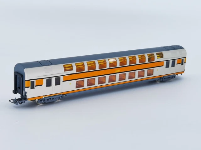 MMM RG Train HO : Voiture SNCF à Portières Latérales 2e Classe – 16cm