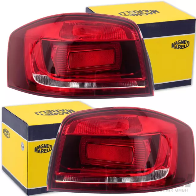 2x MAGNETI MARELLI FACELIFT RÜCKLEUCHTEN KIRSCHROT ABGEDUNKELT für AUDI A3 S3 8P