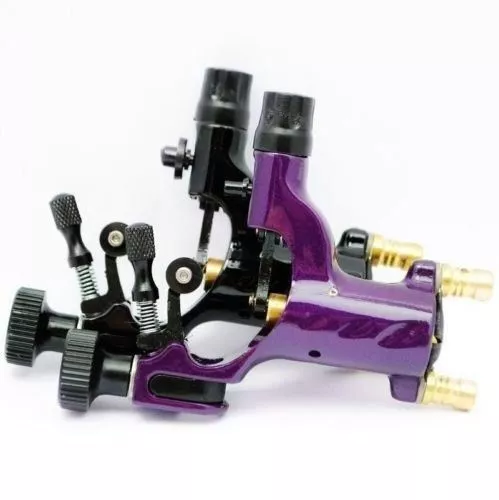 US Stock Dragonfly Motor Rotary Tattoo Machine Gun Liner&Shader Black Purple