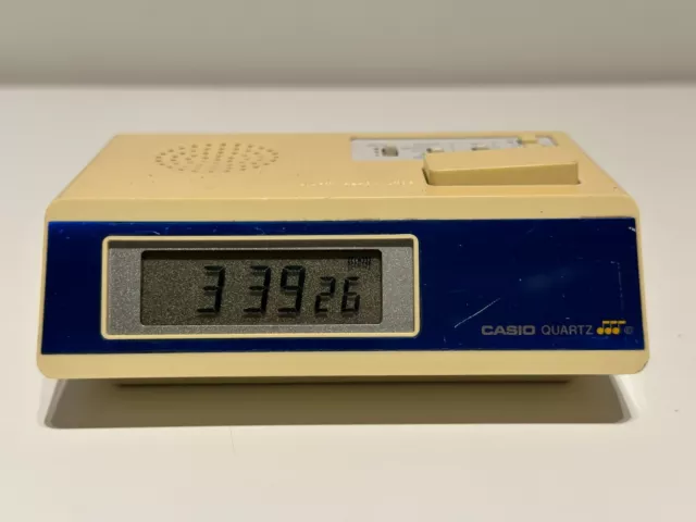 Vintage Early Rare  Desk  Digital Melody Alarm Quartz Clock "Casio"  Ma-1