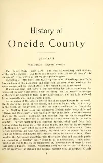 1912 ONEIDA County New York NY, History and Genealogy Ancestry DVD CD B25