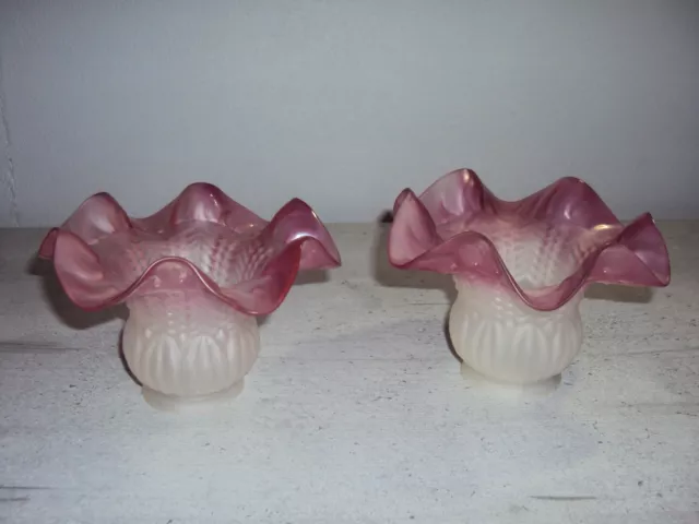 Lot De 2  Appliques Coupelles Tulipes De Lampe