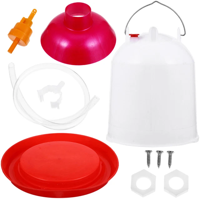 Abreuvoir Automatique Pour Poules En Métal Inoxydable - Grande Capacité, Neuf