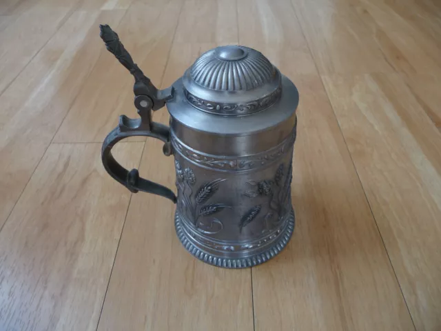 Zinnkrug mit Deckel SKS Zinn 95 % 15 cm 0,521 kg