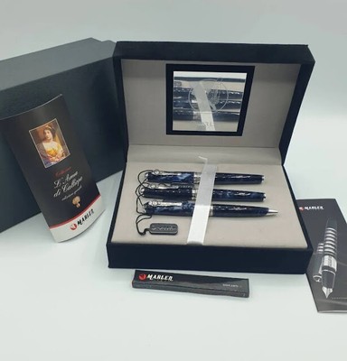 Marlen Set Marina Militare Penna Stilografica Fountain Pen Roller Sfera Ballpoin 