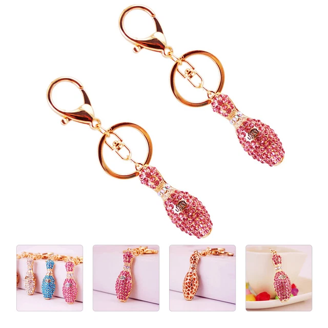 2 pz zaino borsa portachiavi anello chiavi decorazione