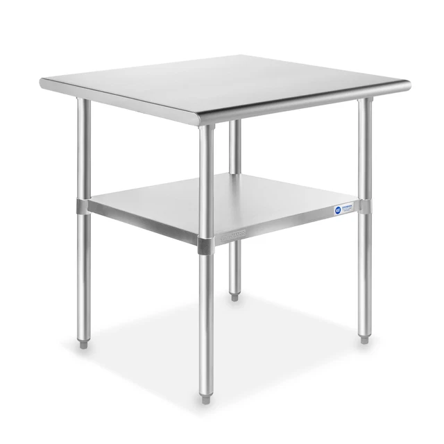 OPEN BOX - Stainless Steel Commercial Kitchen Work Food Prep Table - 24" x 30" OPEN BOX - Stainless Steel Commercial Kitchen Work Food Prep Table - 24" x 30"