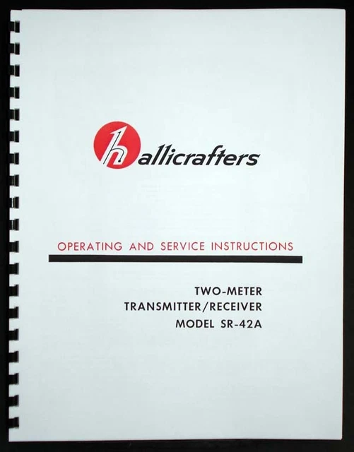 Manuel D’instructions Récepteur Radio Drake Model 2-c – Notice Technique Vintage – Occasion