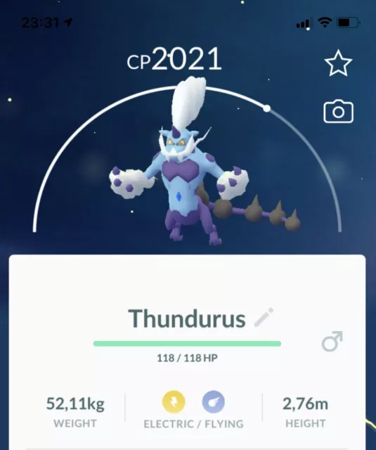 Shiny Zapdos Pokemon Trade Go LV20 Registered / 30 Day Trading Stardust  Pokémon