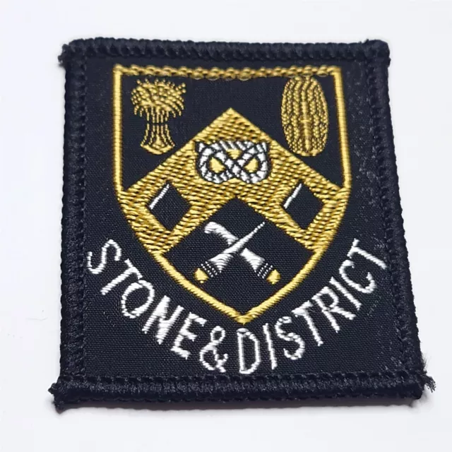 Stone & District English Scout Patch Scouting Badge Bound