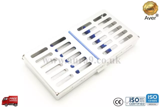 Dental Sterilisation Instruments Cassette, Tray Tool for Holding 10 Instruments