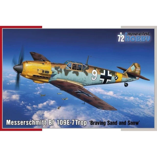 Special Hobby Spec72462 Messerschmitt Bf 109E-7Trop (Braving Sand and Snow) 1/72