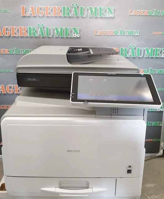 Ricoh MP C306ZSPF Multifunktion =  Kop/Dru/Scan/Fax  ( 0712230845 )