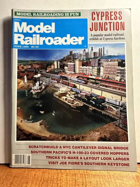 Model Railroader Magazine June 1988 - Cypress Junction - SP's Covered Hoppers