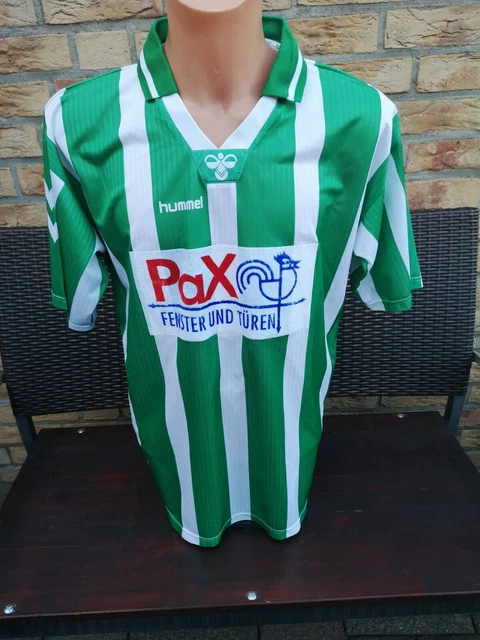 FC Sachsen Leipzig hummel Matchworn Spieler- Trikot Pax XL 1995 90er Shirt Heim