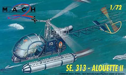 Mach 2 2572 1:72 SE.313 Alouette II