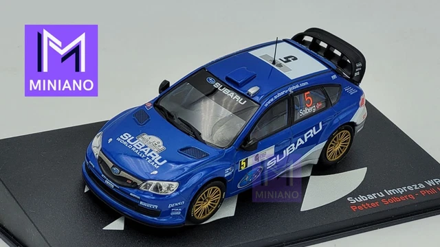 Modèle Réduit Subaru Impreza WRC Tour De Corse 2008 - Petter Solberg - 1/43 - Neuf
