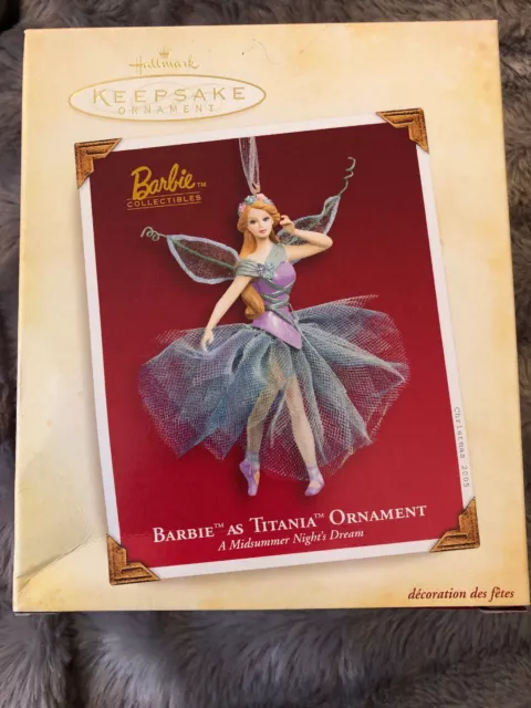 Hallmark Keepsake Ornament | Barbie as Titania Midsummer Night's Dream | NEW