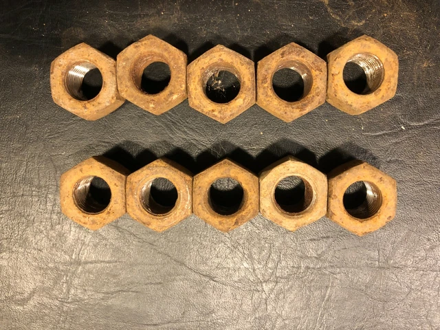 1967 Mopar Dodge Charger left handed thread lug nuts 10 pieces