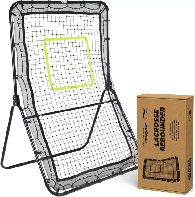 Victorem Lacrosse Rebounder for Backyard - 6x3.5 Ft. Lacrosse Bounce Back Net,