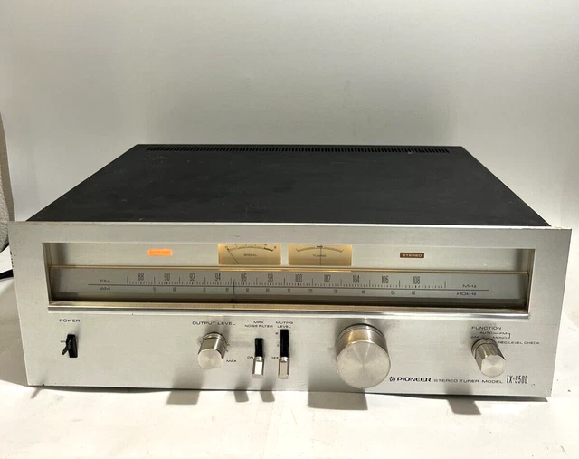 Vintage Pioneer Stereo Tuner Model TX-9500 AM FM Tested Working Made in Japan