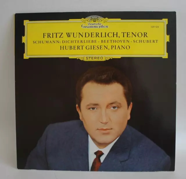 LP/ Vinyl / Fritz Wunderlich, Hubert Giesen - Schumann... ( Dt. Gram./ 139 125 )