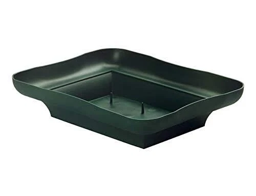 - Green Centerpiece Trays for Flower Arrangements, Centerpieces, 8" Green 12