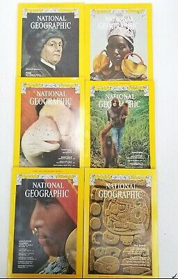 National Geographic Magazine Nat Geo 1/2 YEAR  July-December 1975