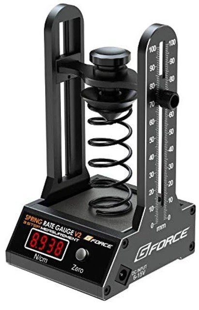 New G-FORCE Spring Rate Gauge V2 Black G0315 stroke 2/5/8/10mm DC6-15V F/S