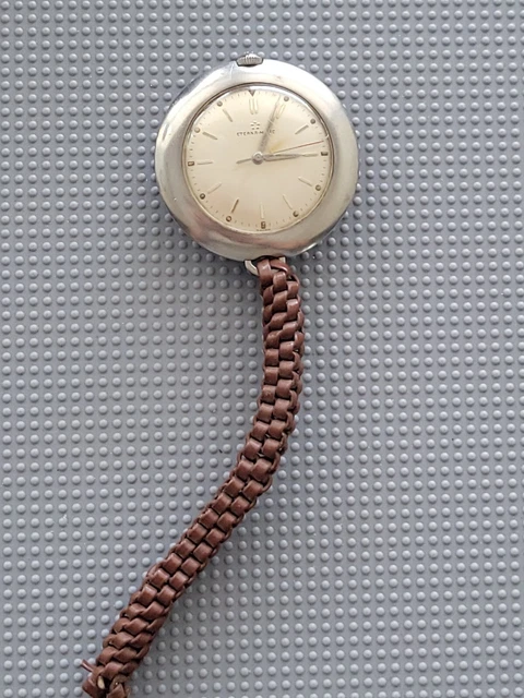 VINTAGE ETERNA MATIC Golfer Pocket Watch Automatic Exhibition