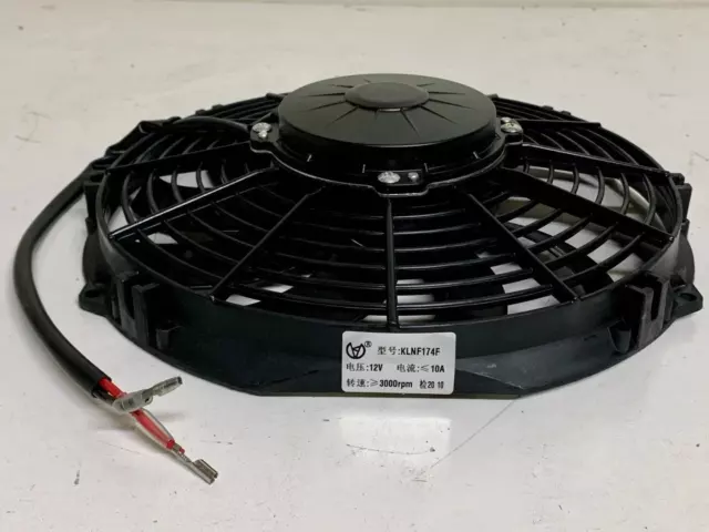 NEW Univeral 255mm / 10" Inch DC-12V Oil Cooling Fan / Cooler Fan (No.KLNF174F)