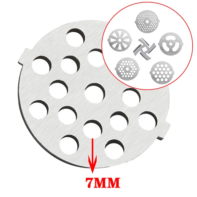 5# Stainless Steel Disc Blade Mincer Hole Plate for Home Meat Grinder Machine