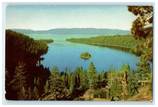c1950's Lake Tahoe CA And Nevada Union Oil Company's Scenes Of The West Postcard