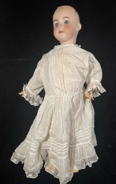 21" Antique French Bisque SFBJ 301 Walking Doll W/ Composition Body