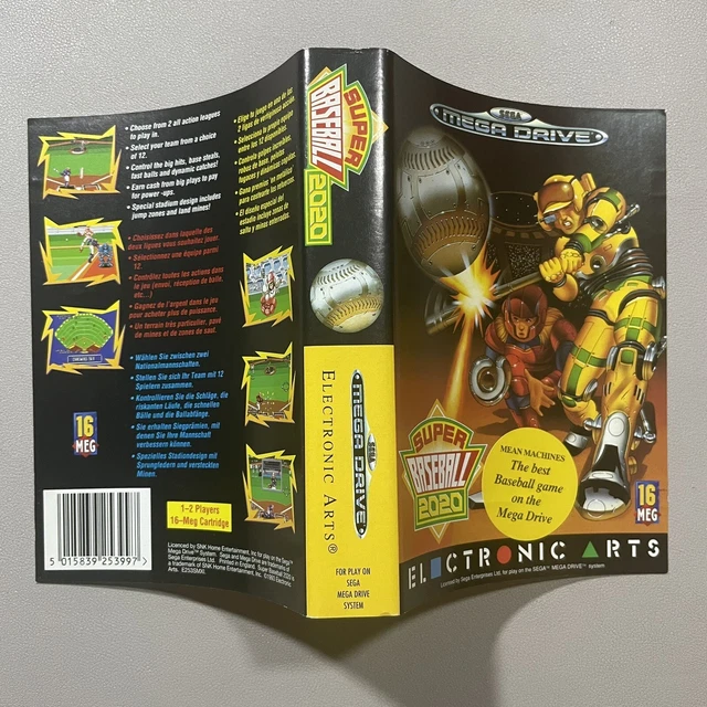 🕹️ Super Baseball 2020 (SEGA Megadrive PAL Artwork Slip)