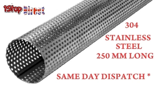 Edelstahlrohr 50x1,5mm 1m - V2A Auspuffrohr Metallblank 1.4301