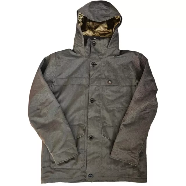 BURTON DRYRIDE HELLBROOK Premium Insulated Hooded Snowboard Ski Jacket ...