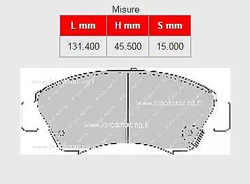 75A-FCP777H PASTIGLIE/BRAKE PADS FERODO RACING DS2500 HONDA Civic Coupe 1.6 i EJ 2