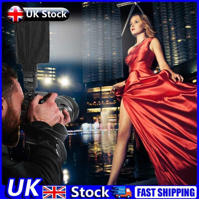 Foldable Flash Reflector Softbox Diffuser Speedlite Photography Reflector UK