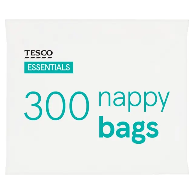 300 Disposable Nappy Bags Fragranced Baby Diaper Hygienic Sacks Tie Handle