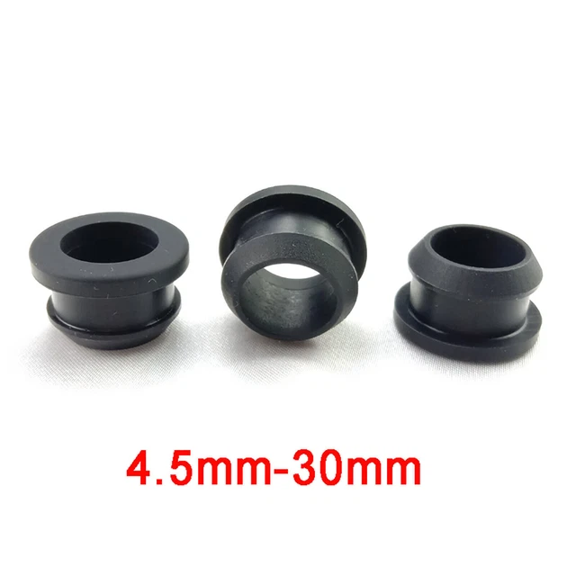 5mm-28 mm Durchgangstülle Kabeltüllen Gummitüllen Gummistopfen Weiß / Schwarz
