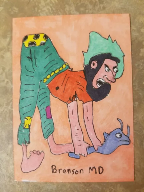 Mormo Zine Artist Trading Card ACEO Branson Hillbilly Original